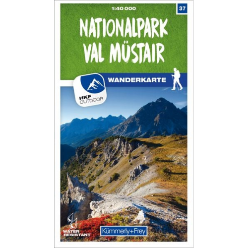 Nationalpark - Val Müstair 37 Wanderkarte 1:40 000 matt laminiert