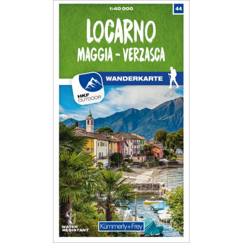 Locarno / Maggia - Verzasca 44 Wanderkarte 1:40 000 matt laminiert