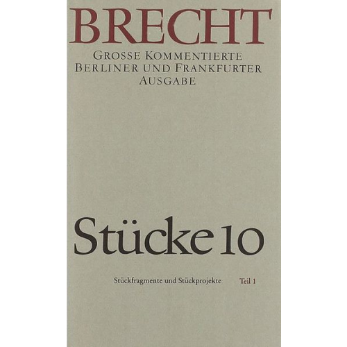 Bertolt Brecht - Stücke 10
