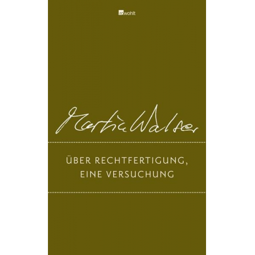 Martin Walser - Über Rechtfertigung, eine Versuchung