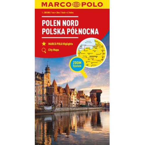 Marco Polo Verlag - MARCO POLO Regionalkarte Polen Nord 1:300.000