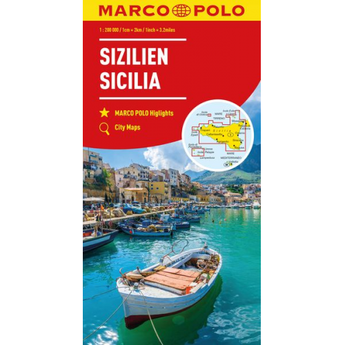 Marco Polo - MARCO POLO Regionalkarte Italien 14 Sizilien 1:200.000