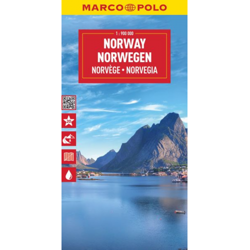 Marco Polo - MARCO POLO Reisekarte Norwegen 1:900.000