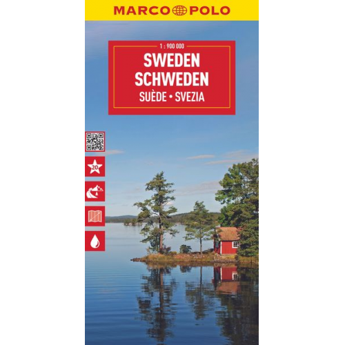 Marco Polo - MARCO POLO Reisekarte Schweden 1:900.000