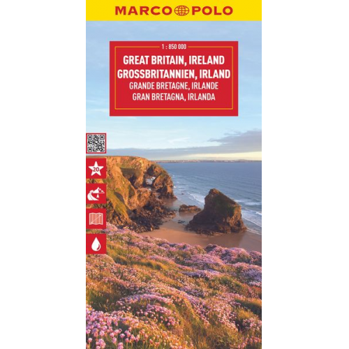 Marco Polo - MARCO POLO Reisekarte Großbritannien 1:850.000