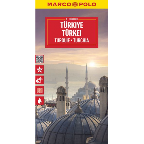 Marco Polo - MARCO POLO Reisekarte Türkei 1:1 Mio.