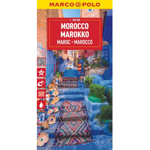 Marco Polo - MARCO POLO Reisekarte Marokko 1:900.000