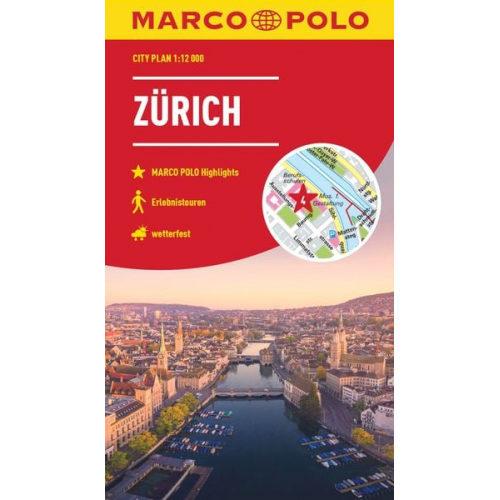 MARCO POLO Cityplan Zürich 1:12.000