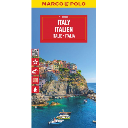 Marco Polo - MARCO POLO Reisekarte Italien 1:850.000