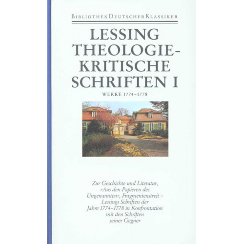 Gotthold Ephraim Lessing - Werke und Briefe. 12 in 14 Bänden