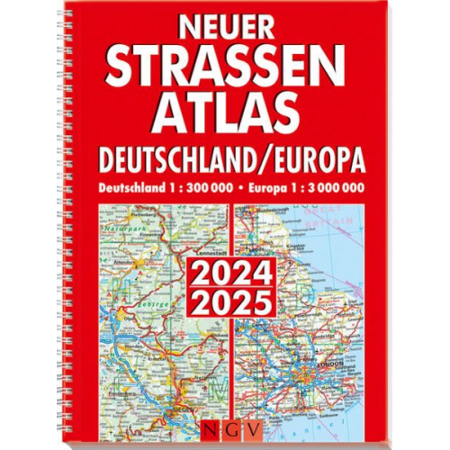 Neuer Straßenatlas Deutschland/Europa 2024/2025