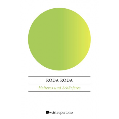 Roda Roda - Heiteres und Schärferes