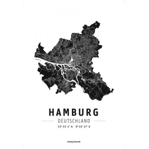 Hamburg, Designposter, Hochglanz-Fotopapier