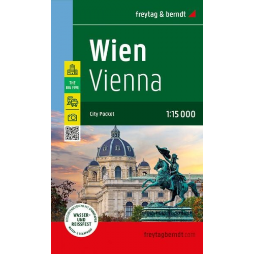 Wien, Stadtplan 1:15.000, freytag & berndt