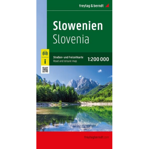 Slowenien, Straßen- und Freizeitkarte 1:200.000, freytag & berndt