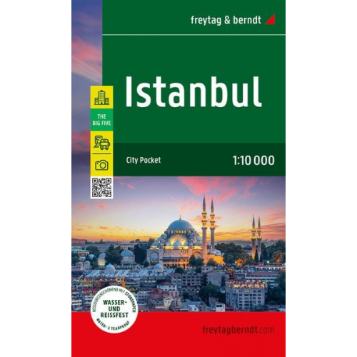Istanbul, Stadtplan 1:10.000, freytag & berndt