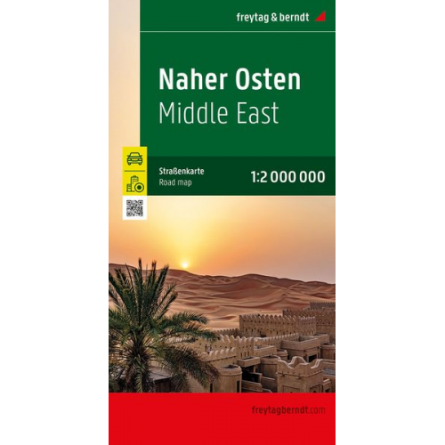 Naher Osten, Straßenkarte 1:2.000.000, freytag & berndt