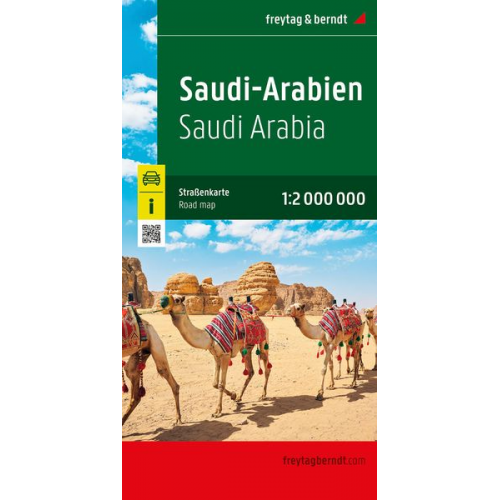 Saudi-Arabien, Straßenkarte 1:2.000.000, freytag & berndt