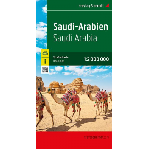 Saudi-Arabien, Straßenkarte 1:1.500.000, freytag & berndt