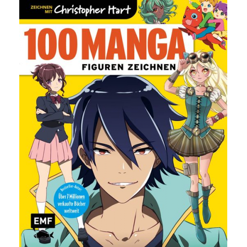 Christopher Hart - 100 Manga-Figuren zeichnen