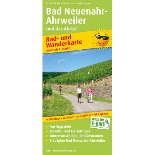 Bad Neuenahr-Ahrweiler und das Ahrtal 1:25 000