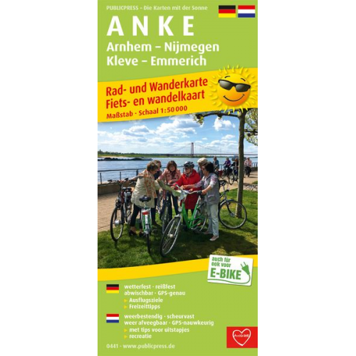 A N K E, Arnhem - Nijmegen - Kleve - Emmerich 1:50 000