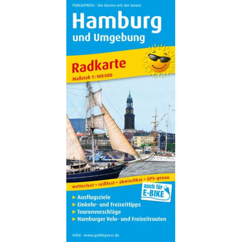 Hamburg und Umgebung 1:100 000
