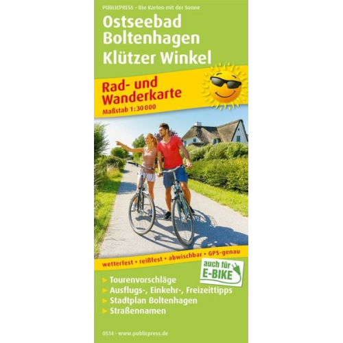 Ostseebad Boltenhagen - Klützer Winkel 1:30 000