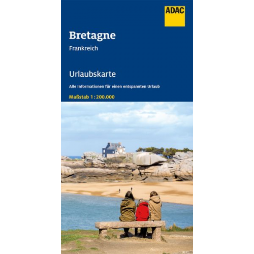 ADAC Urlaubskarte F Bretagne 1:200 000