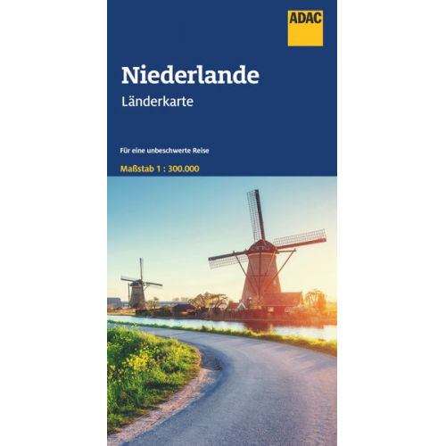 ADAC Länderkarte Niederlande 1:300.000