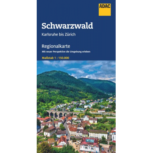 ADAC Regionalkarte 14 Schwarzwald 1:150.000