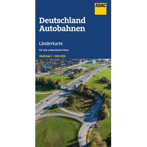 ADAC Länderkarte Deutschland Autobahnen 1:500.000