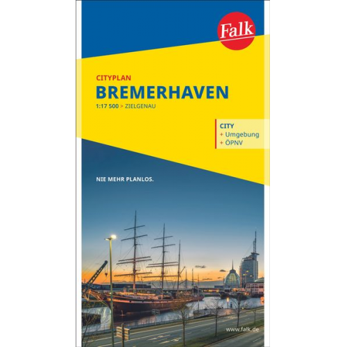 Falk Cityplan Bremerhaven 1:17.500