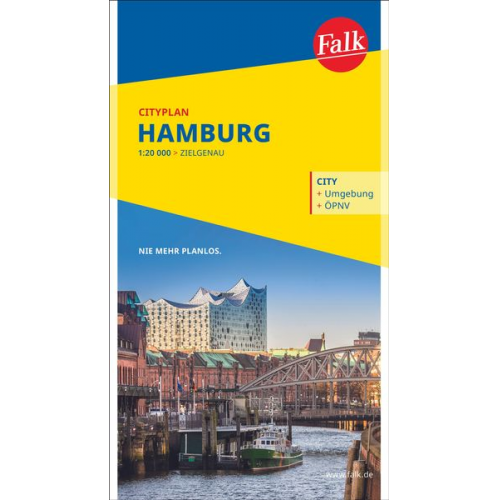 Falk Cityplan Hamburg 1:22.500