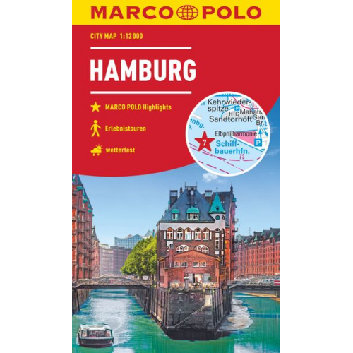 MARCO POLO Cityplan Hamburg 1:12.000