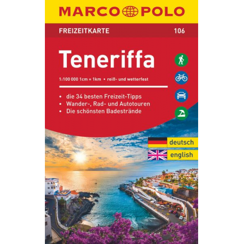 MARCO POLO Freizeitkarte Teneriffa 1:100 000