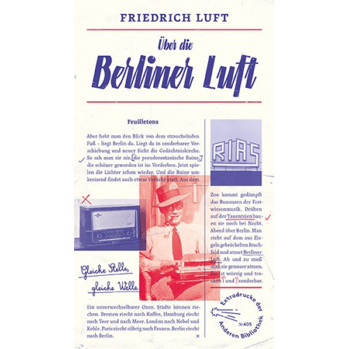 Friedrich Luft - Über die Berliner Luft