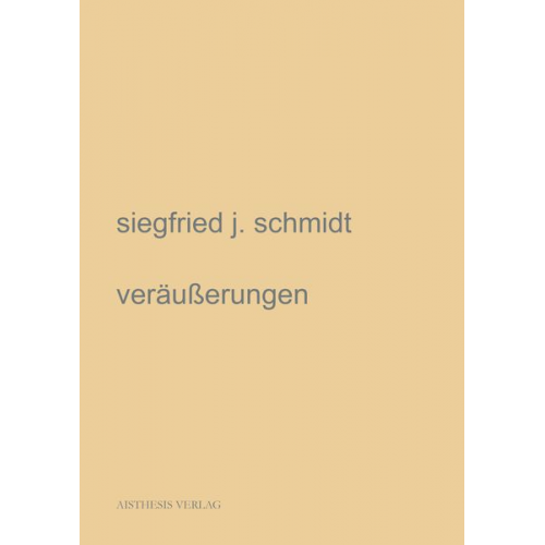 Siegfried J. Schmidt - Veräußerungen