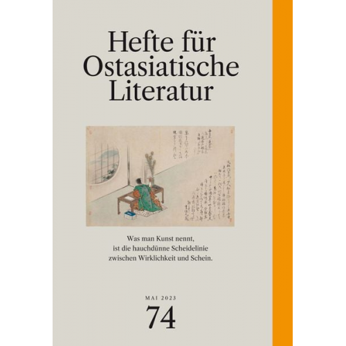 Hefte für ostasiatische Literatur 74