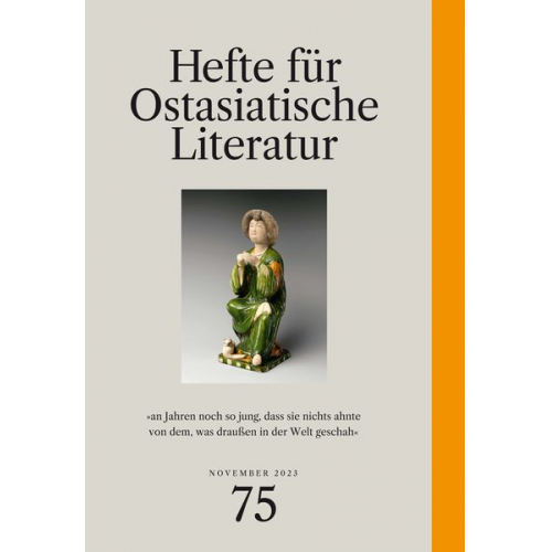 Hefte für ostasiatische Literatur 75