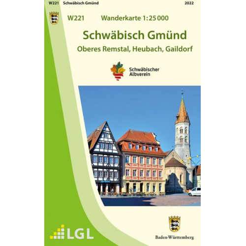 W221 Wanderkarte 1:25 000 Schwäbisch Gmünd