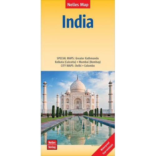 Nelles Map Landkarte India