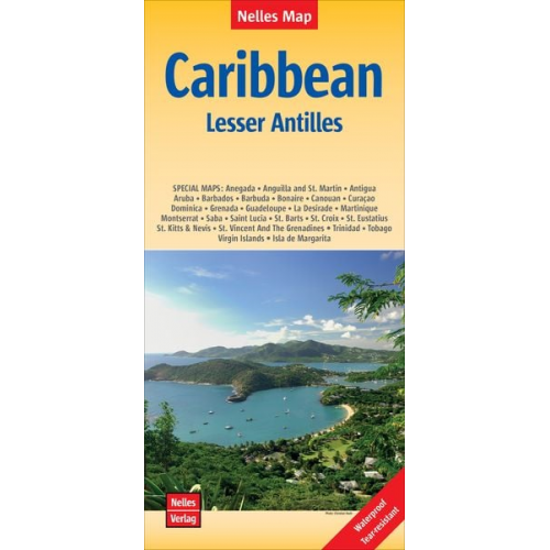 Nelles Map Caribbean: Lesser Antilles 1:150 000 ; 500 000; 2 500 000