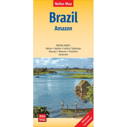 Nelles Map Landkarte Brazil: Amazon