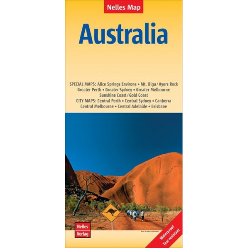 Nelles Map Landkarte Australia