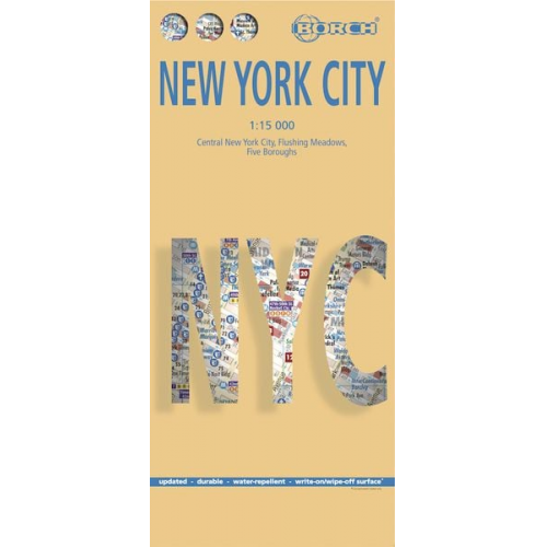 New York City 1 : 15 000. City Map