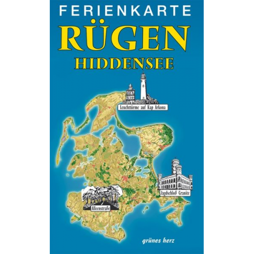 Ferienkarte Rügen 1: 100 000