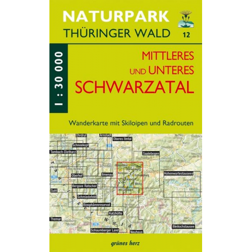 Wanderkarte Mittleres/unteres Schwarzatal