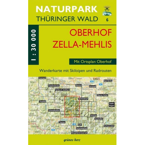 Wanderkarte Oberhof/Zella-Mehlis