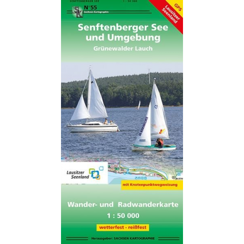 Senftenberger See und Umgebung 1 : 50 000